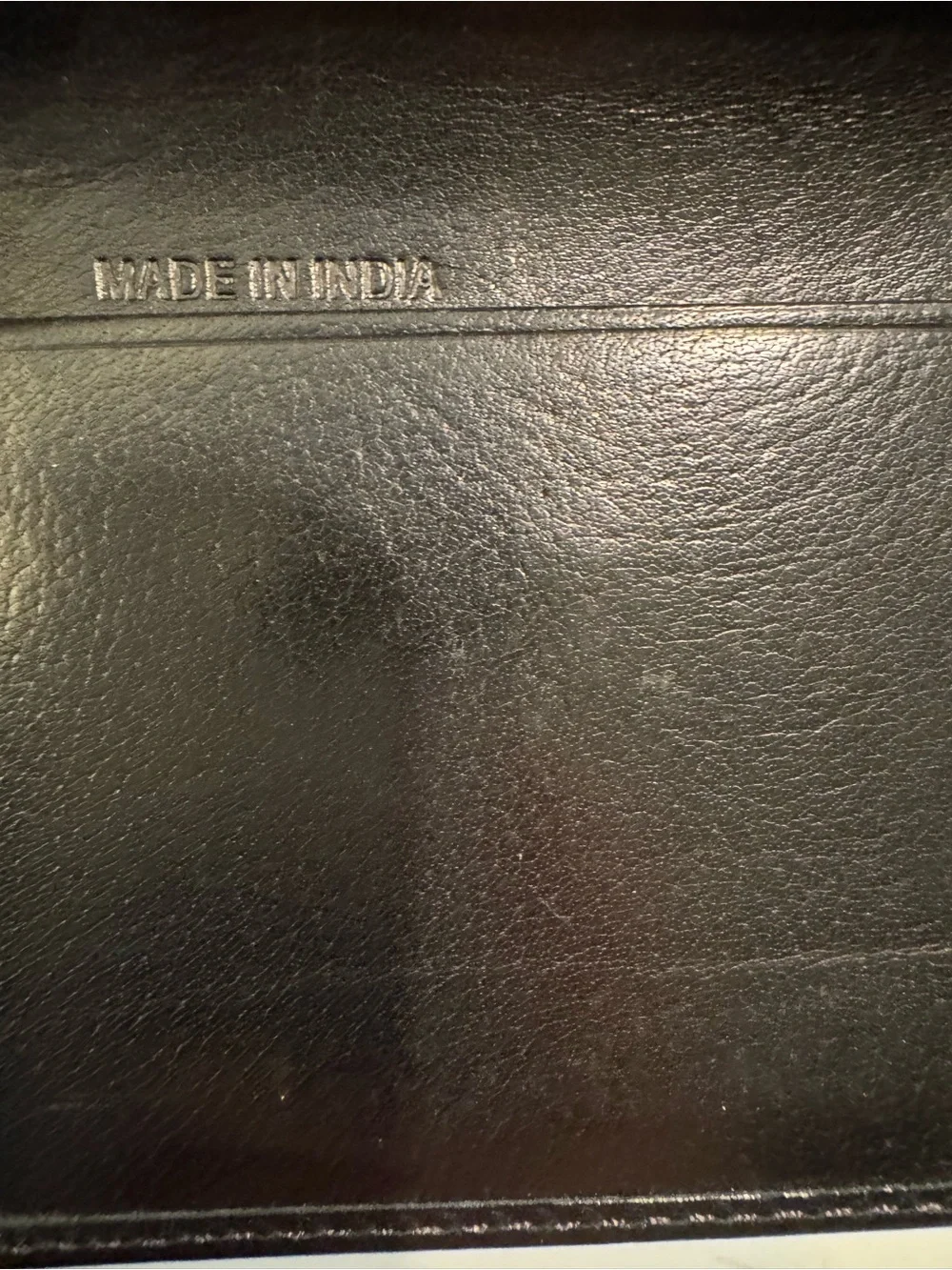 Coach Black Leather Card & Key Holder